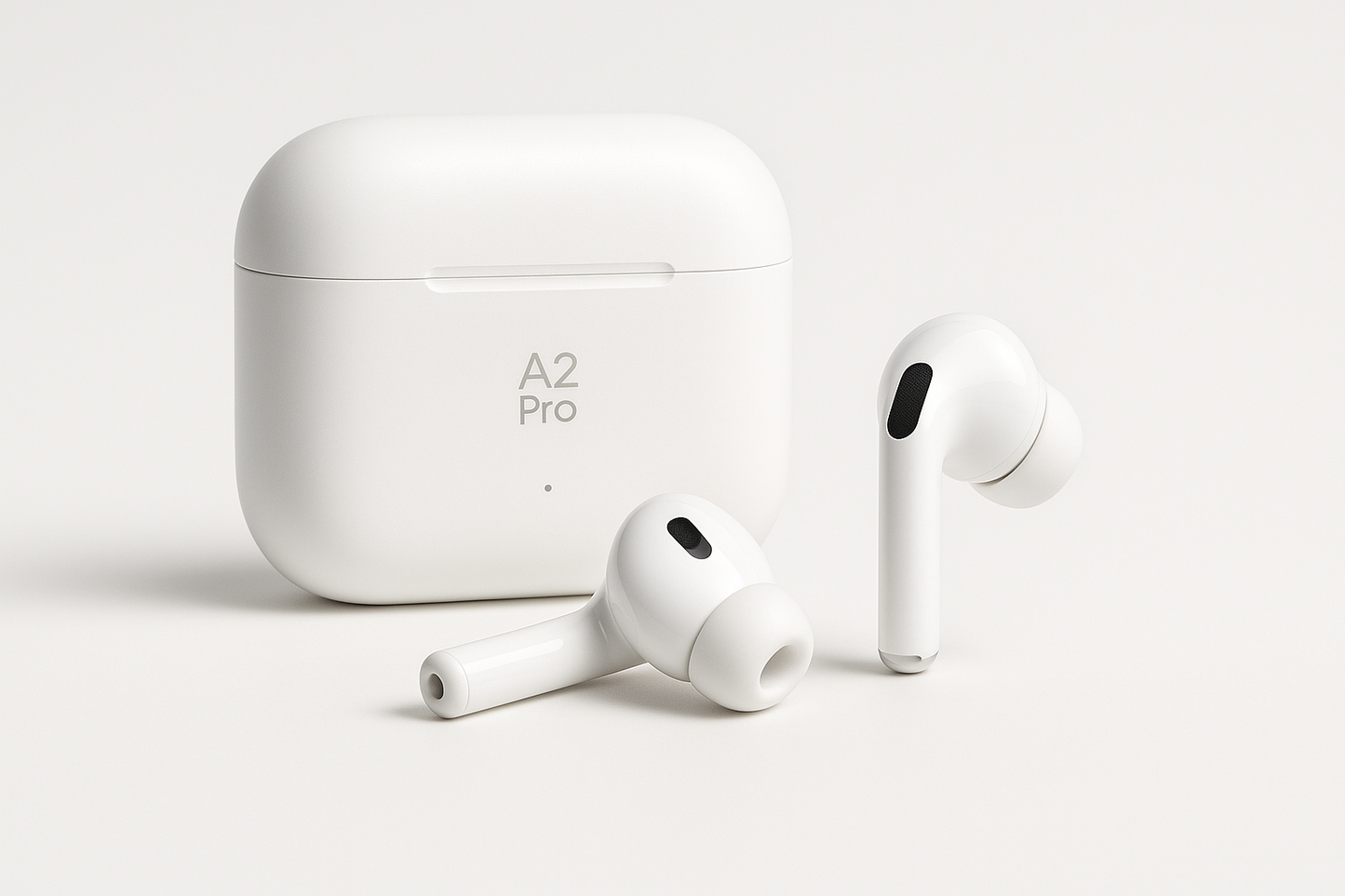 A2 pro earbuds in white color
