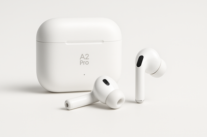A2 pro earbuds in white color